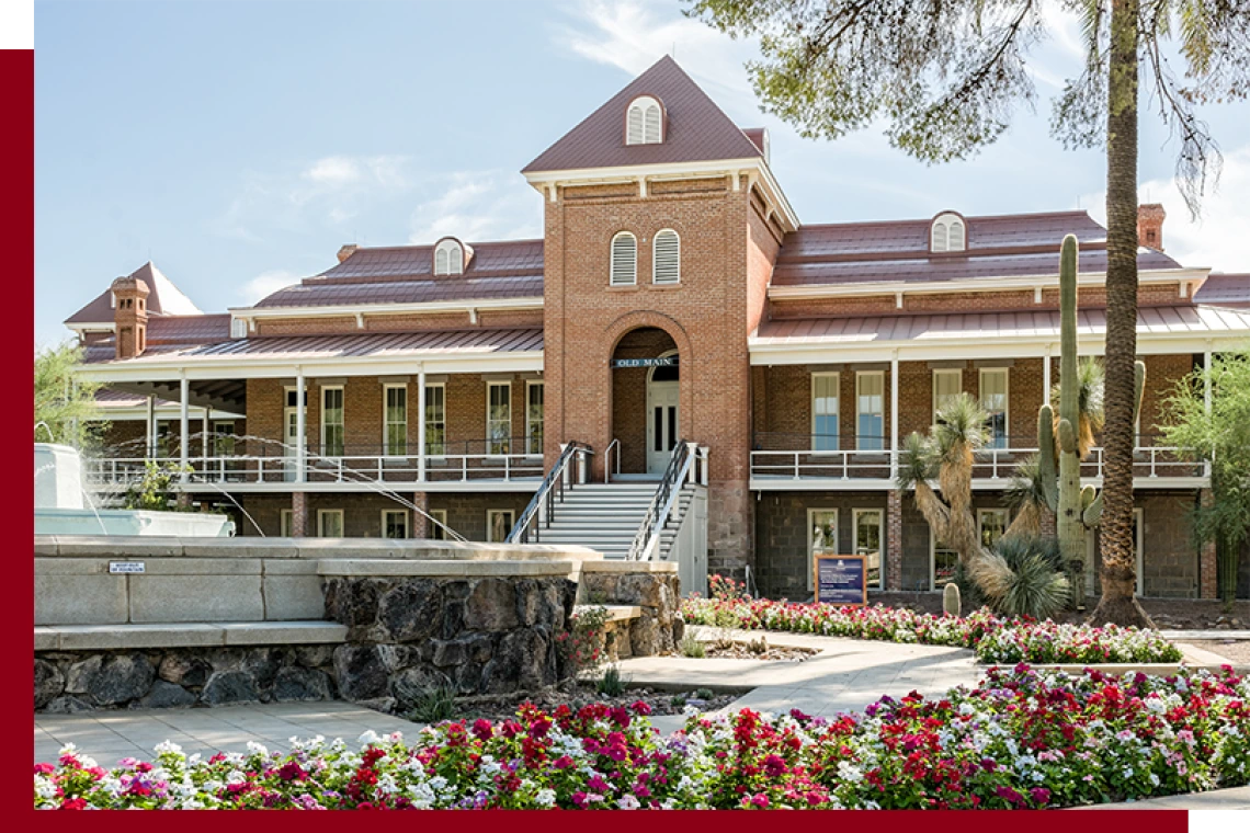 Exterior shot of UA campus building