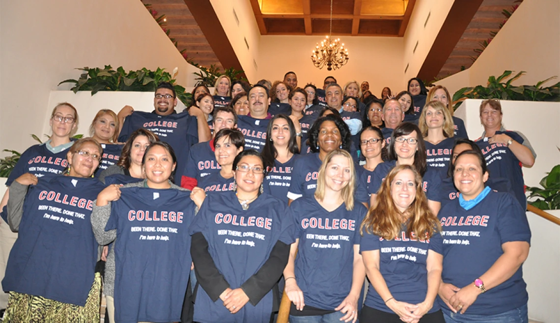 Group of University of Arizona educators posing for a photo